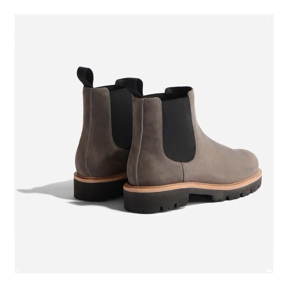 Nisolo Go-To Lug Chelsea Boot in Grey - Picture 11 of 13